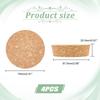 1-4Pcs Large Cork Stoppers for Jars Cork Lids for Glass Bottles Replacement Tapered Plugs Corks Bottle Stoppers Soft Wood Corks