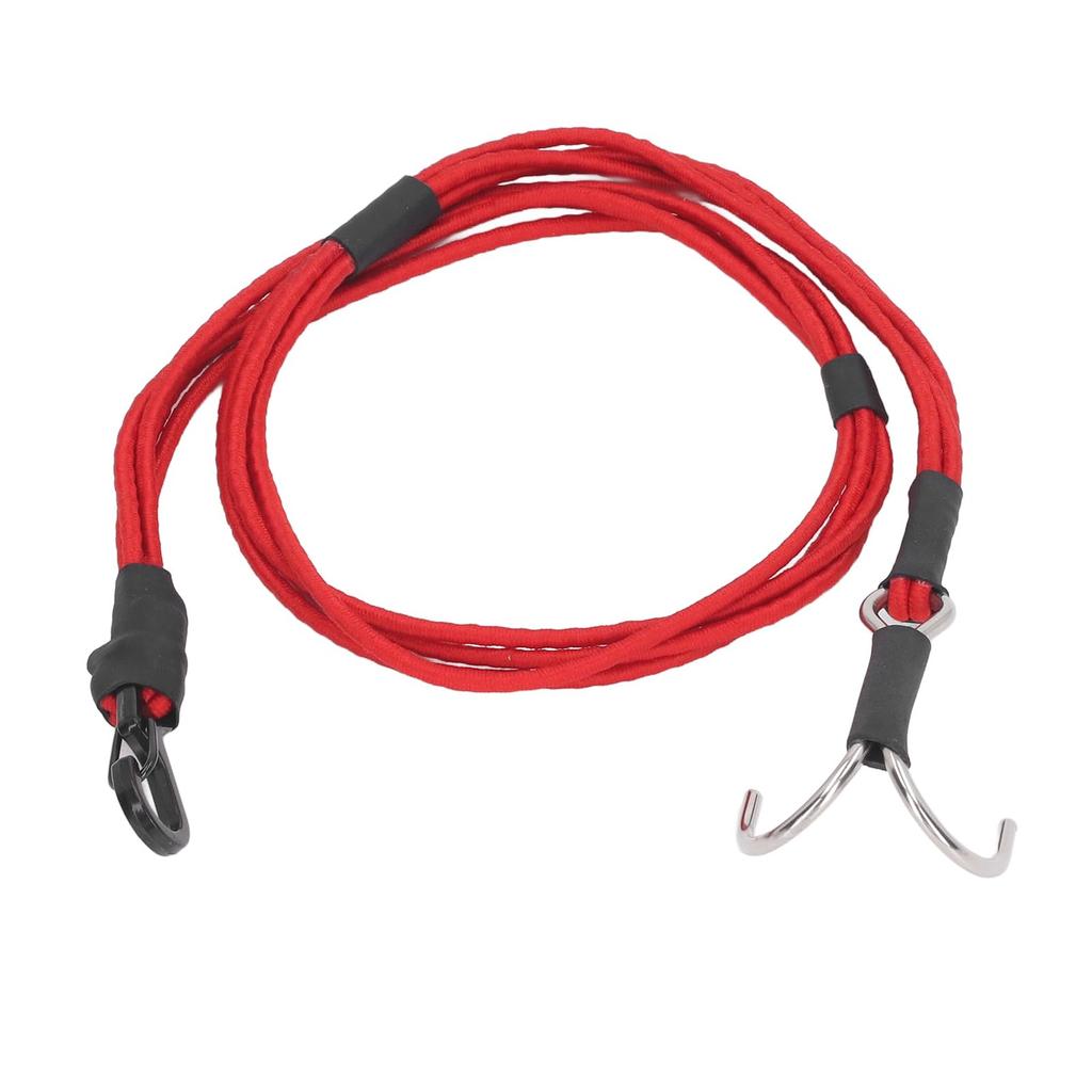 Akozon RC Crawler Kinetic Winch Strap Elastic Rescue Tow Trailer Rope Strap with Hook