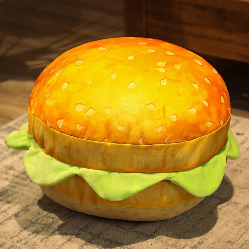 Creative Hamburger Bread Turned Into A Seat Cushion Cushion Back Cute Lazy On The Ground Bay Window Thickened Student Seat Cushion Butt