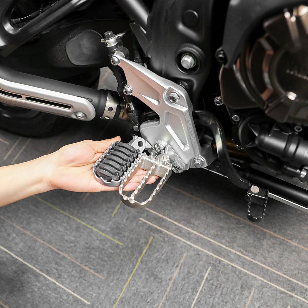 Front Foot Peg Pedal Bracket For YAMAHA TENERE 700 RALLY World Raid Motorcycle Accessories Moto CNC Footrest Estriberas