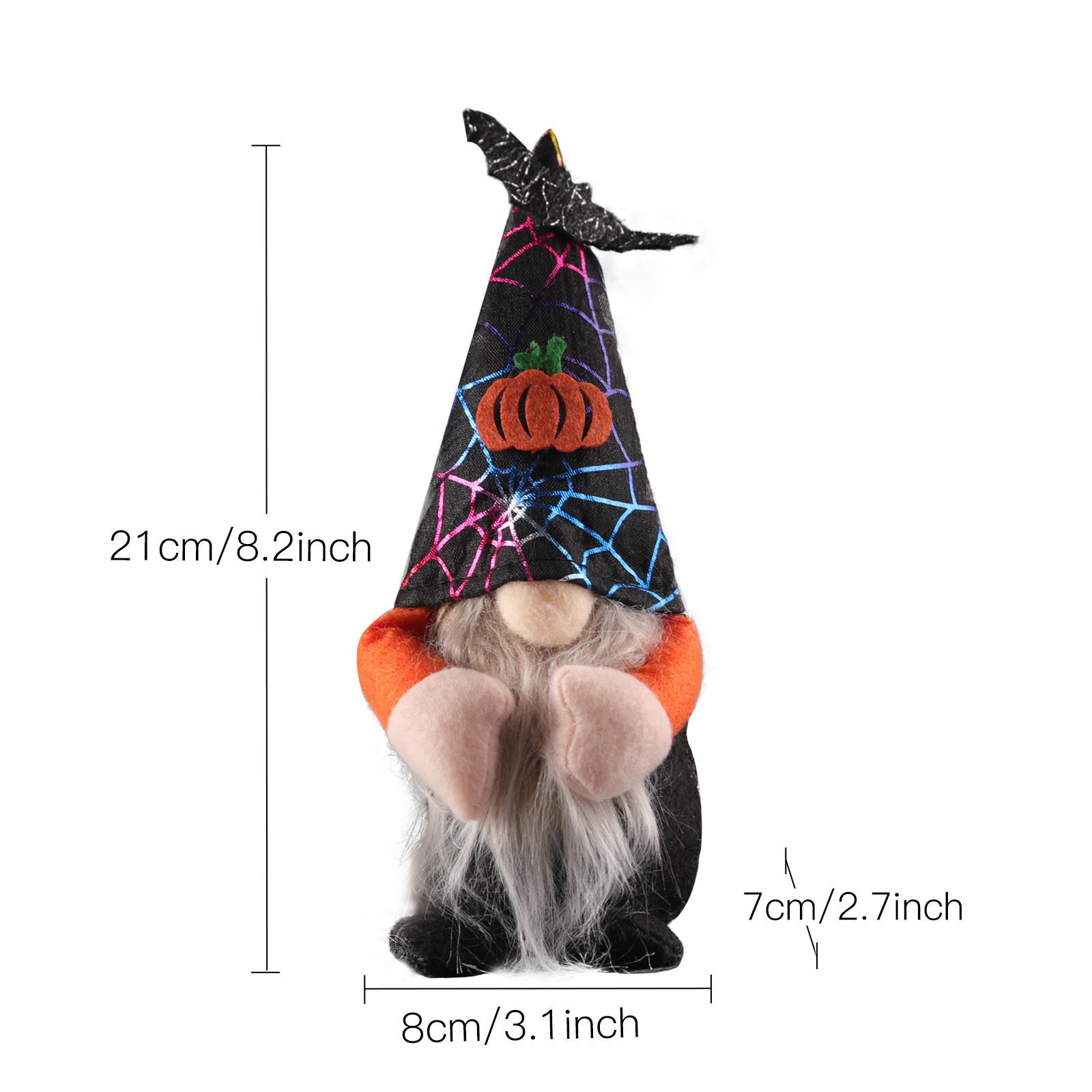 

New Halloween Gnomes Doll Toy, Handmade Swedish Tomte Gnome, Gnomes Doll Decor For Home Halloween Day Party Tabletop Decor, Gift One Size