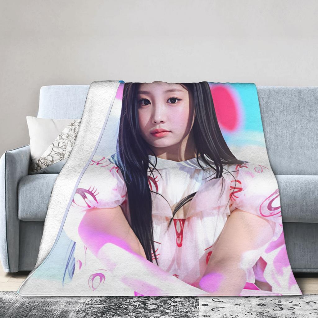 W-Wonhees-S Super Real Me Warm Soft Blanket Girls Boys Plush Throw Street Trend Outdoor Flannel Bedspread Sofa Bed Cover