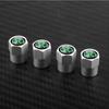 ZHA3 Aluminum Car Wheel Tire Valve Cap Auto Tire Protection Caps For Alfa Romeo Giulia Stelvio Giulietta 4C 156 Mito Tonale GT 166