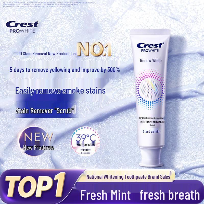 

Crest Radiant White Hot Whitening Toothpaste