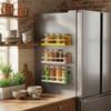 Wall Mounted Refrigerator Magnetic Shelf Punch Free Refrigerator Side Storage Rack  Washing Machine