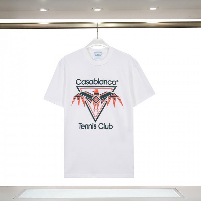 Unisex Cotton T-Shirt With Digital Print Letter Loose Fit Casual Wear