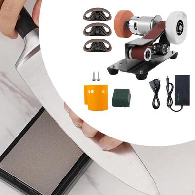 Mini Belt Sander, Knife Sharpener Power Tool Sander Compact Sturdy Tool, Polishing