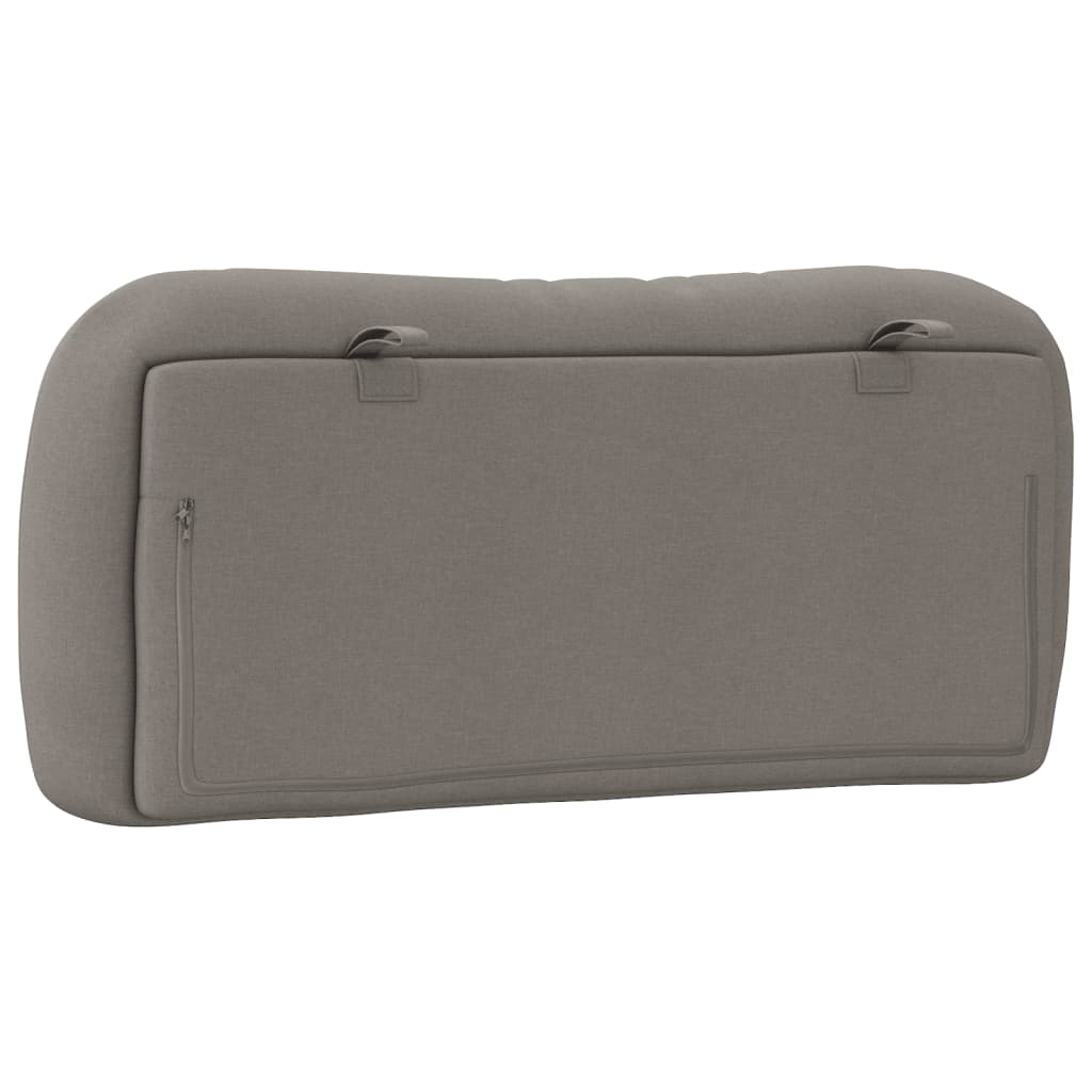 Vidaxl Headboard Pillow, Taupe Color, 80 Cm, Fabric