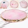 Resin Nail Art Palette with 5 Pcs Nail Art Brushes, Nail Polish Mixing Palette Double-Ended Dotting Pen Nail Art Liner Brush for Nail Art