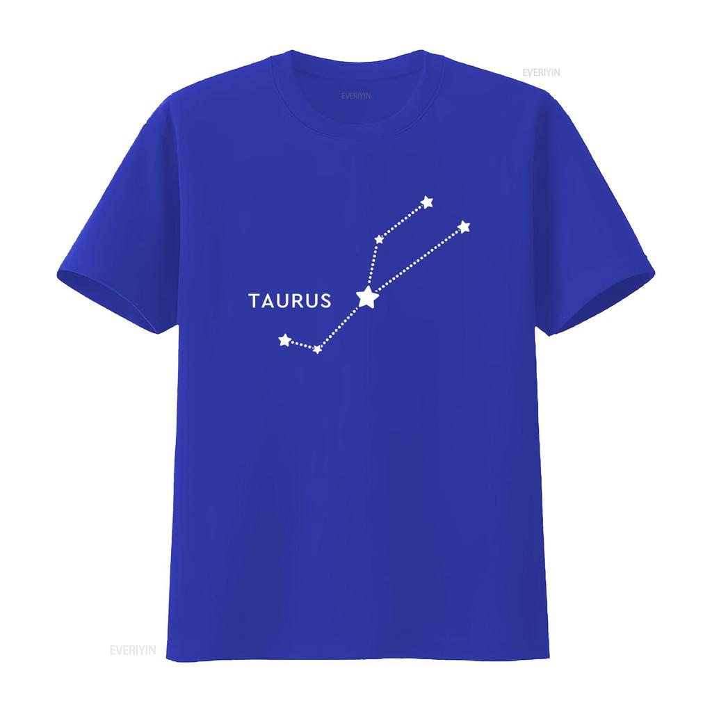 Taurus Sign Zodiac Astrology Birthday T Shirt for Women vintage Washed fashion graphic designer clothes Versatile streetwear