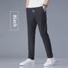 2024 Herren Sommer Ice Silk Stretchhose: Leichte, trendige und lässige Hose mit geradem Bein