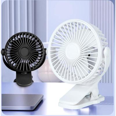 USB Rechargeable Silent Desktop Clip Fan with Strong Wind