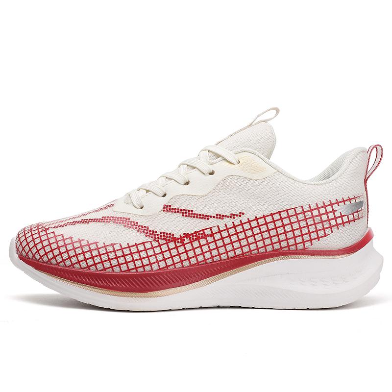 Mens Shock Absorption Running Shoes Airy Mesh Lightweight Anti-Skid Athletic Shoes Gym Jogging Walking Training Outside Athletic