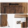 Wall Mounted TV Cabinet Reclaimed Wood Look 78.5 x 31 x 30 cm