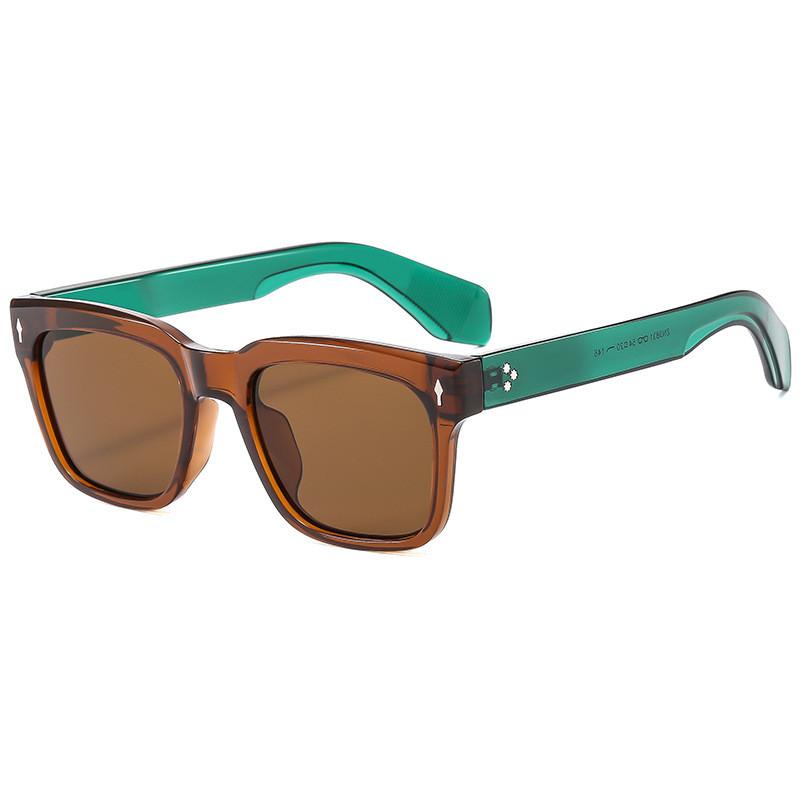 Retro Square Sunglasses For Men And Women Uv400 Polarized Eye Glasses Summer Outdoor Style