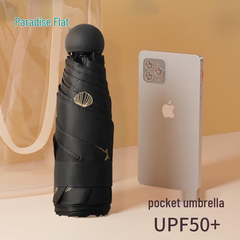Paradise 5-Fold Compact UV Sun & Rain Umbrella
