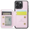 For iPhone 13 Pro Max Case Leather Mobile Cover with Detachable Magnetic Card Bag