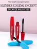 Precision Brush Waterproof Mascara Smudge Proof No Flaking No Clumping Volumizing Lengthening Eye Makeup Cosmetics