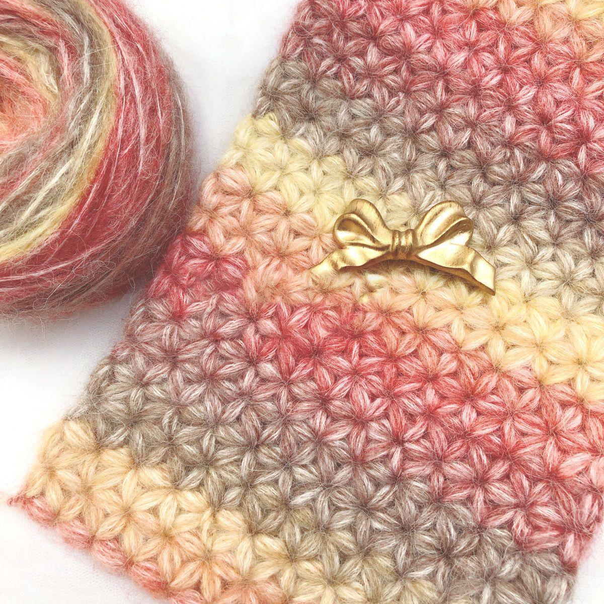Regenbogen Farbverlauf DIY handgewebte Halo Kuchen Plüsch Katze Wollball für Baby