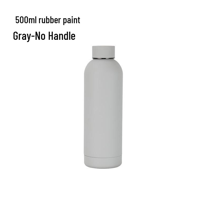 750ml Nerezová termoska - Přenosná, Matná, S malým hrdlem, pro venkovní sporty a do auta