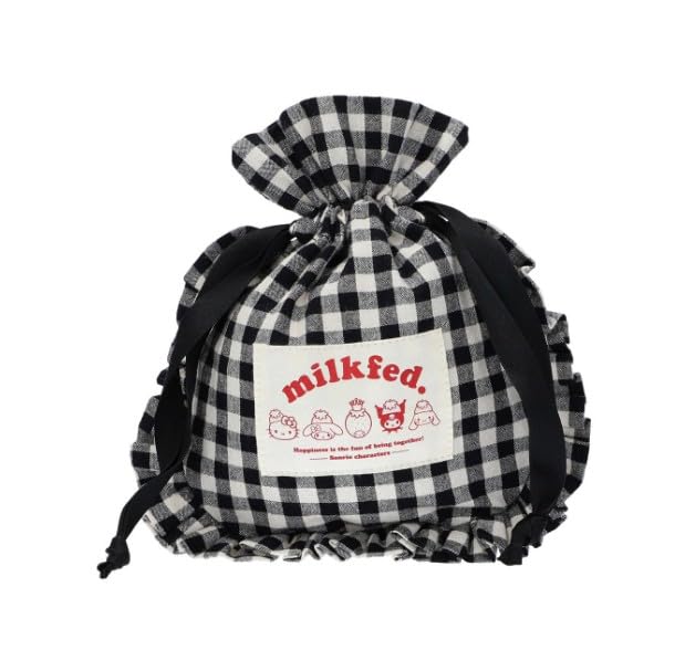 

Мешочек x SANRIO CHARACTERS МЕШОЧЕК НА ШНУРКЕ ЧЕРНЫЙ [Milkfed] MILKFED.