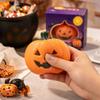 Pumpkin Shaped Slow Rising Toy with Outer Texture for Kids and Adults