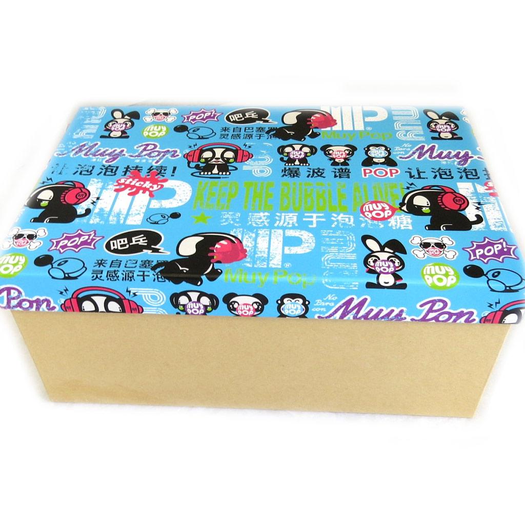 Muy Pop [L8832] - Set of 4 Multi-colored 'Muy Pop' Storage Boxes