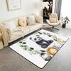 Erosebridal Nursery Jungle Animal Kids Area Rug 4'11" x 3'3" | Safari Elephant Giraffe Carpet for Boys Girls Cartoon Koala Lion Indoor Floor