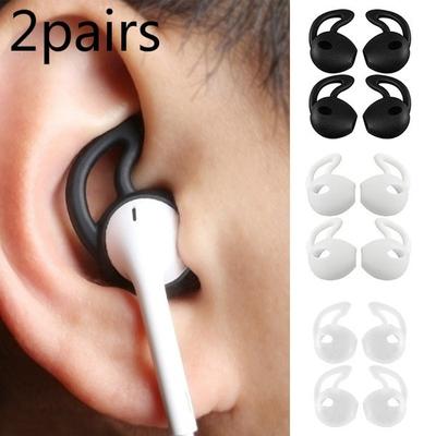 2 par /parti Silikonskydd Fodral Hörlurar Öronspetsar Öronpropp Hud Ersättningspluggar För iPhone 7 6s 5