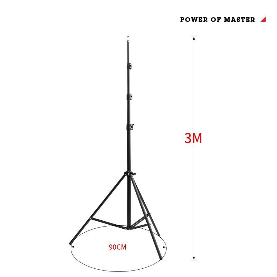 3m Adjustable Laser Projector Tripod with Gimbal and Retractable Base
