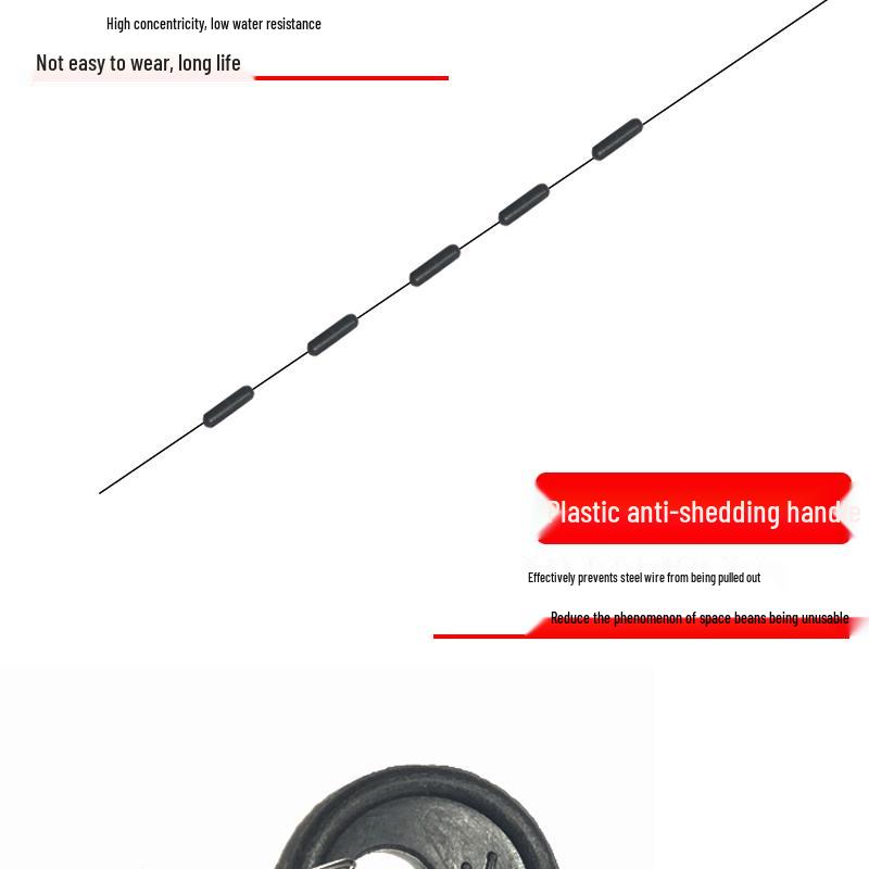 100-częściowe silikonowe akcesoria wędkarskie typu "Kosmiczna Fasolka" - Bardzo cienkie, wysokiej jakości, oliwkowate akcesoria do wędkarstwa sportowego.