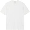 Solid Color Crew Neck Short Sleeve T-Shirt Men Tops White 40BM239-YAF