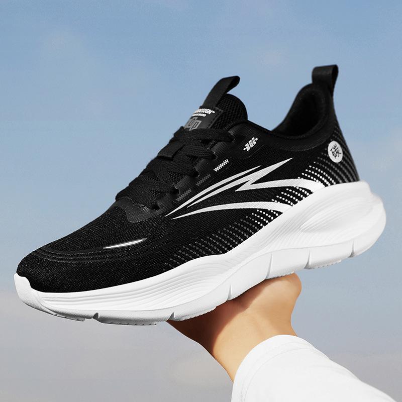 Summer breathable mesh shoes new men's shoes platform versatile sports and leisure shoes non-slip and wear-resistant running shoes