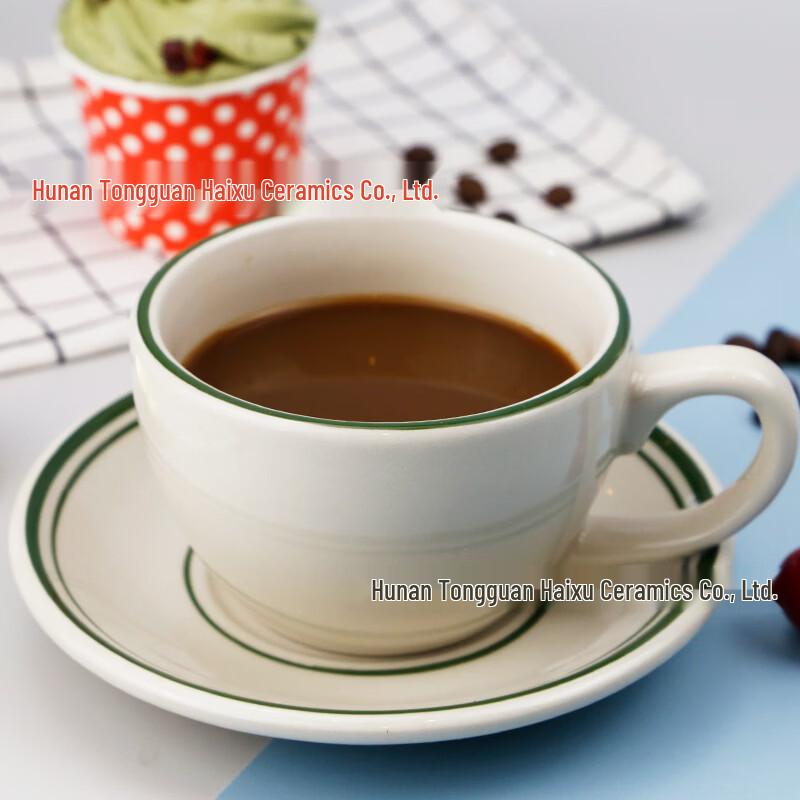 Creative Ceramic Coffee Cup and Saucer Set