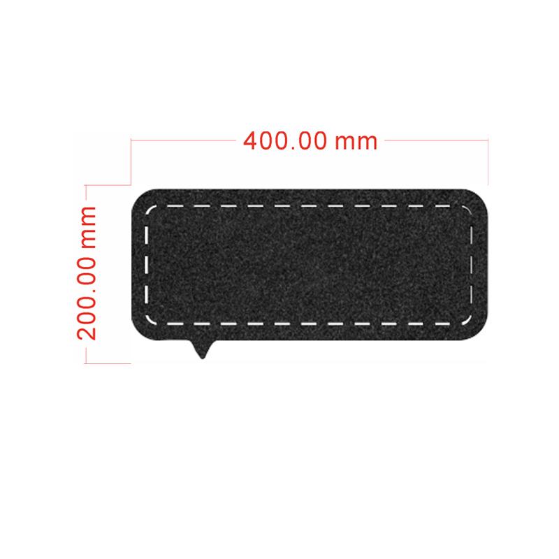 Self-Adhesive Felt Message Board & Photo Wall Stickers for Kindergarten