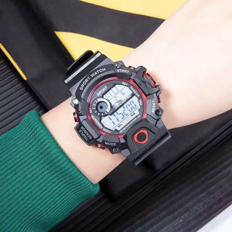 Available: Waterproof Multifunction Sports Watch for Men, Women & Students – Luminous Electronic Wristwatch