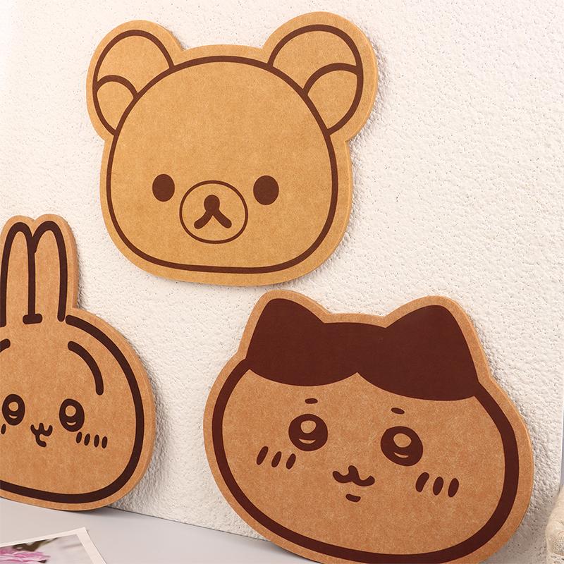 Cartoon Bär Hase Filzbrett Rutschfest Schlafzimmer Verdickter Wandaufkleber Memoboard Gedenkfoto Wand Geschenke