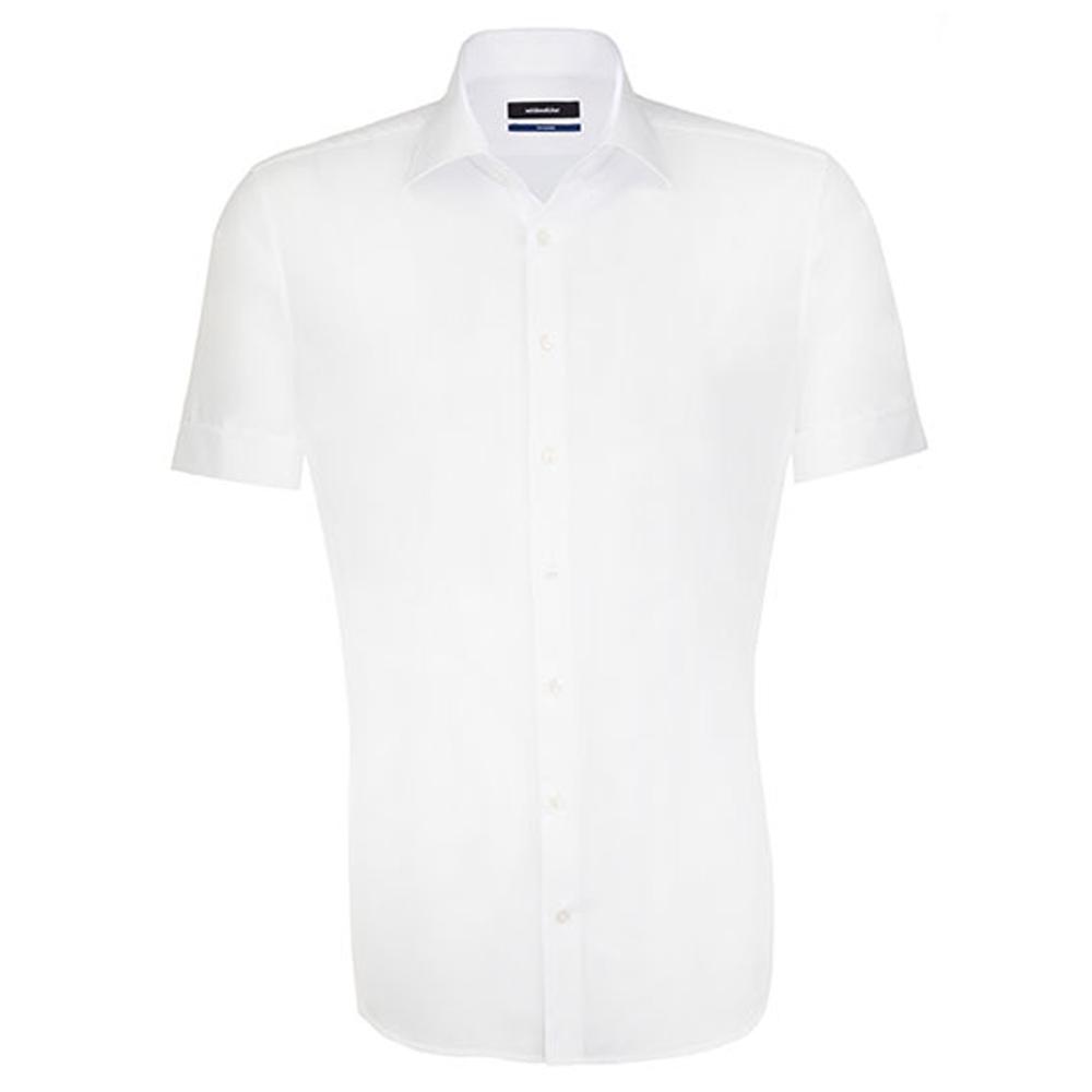 Seidensticker Mens Shaped Short-Sleeved Shirt