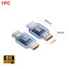 8K 60HZ HDTV Male to Female Adapter Indicator Light HDTV Coupler UHD2.1 Extender  TV Box Monitor