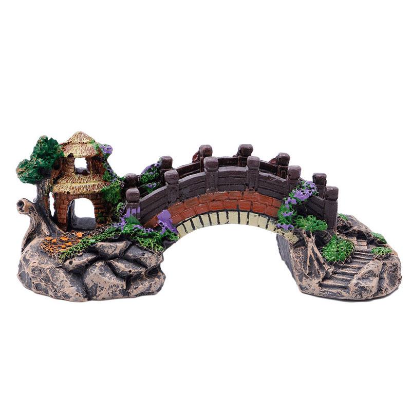 Aquarium Deko Set: Künstliche Felsbrücke & Felslandschaft für Aquariengestaltung