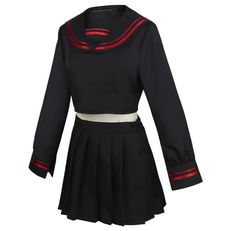 Anime Tokyo Revengers Shiba Yuzuha Cosplay Sailor School Uniform Ragazze Top Nero Gonna Parrucca Tuta Halloween Carnevale Festa Costume