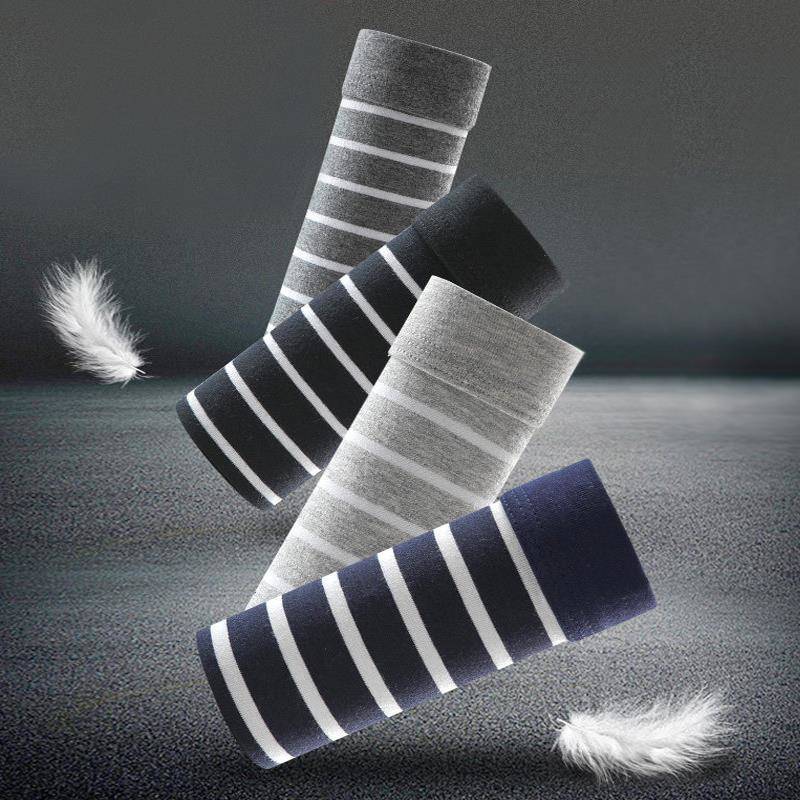 3ks Pruhované Sexy Pánské Spodní Prádlo Boxerky Kalhotky Bezešvé Pánské Spodní Prádlo Boxery Pánské Spodky Bikiny Spodní Prádlo Muž Základní