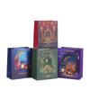 6/10pcs Eid Ramadan Islamic Gift Bags Luxury Paper Tote Bags with Lantern Mosque Prints for Party Favors