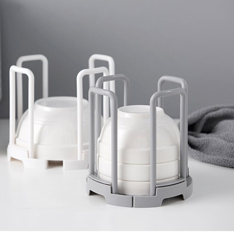 Adjustable Dish Rack with Efficient Water Drainage Systems Portable Accessory for Home Cupboard and Kitchen Cabinets
