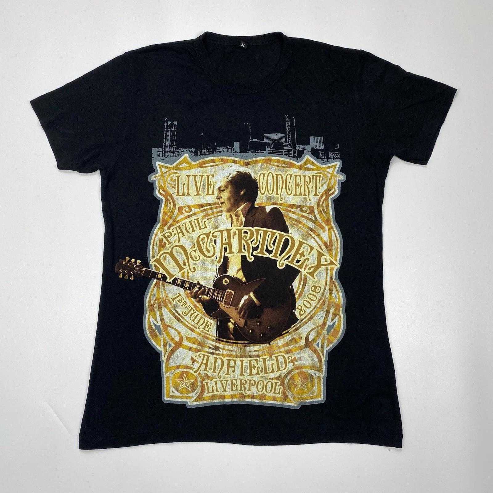 

Paul McCartney and Wings Live 2008 Concert Anfield Liverpool UK T-shirt 3XL