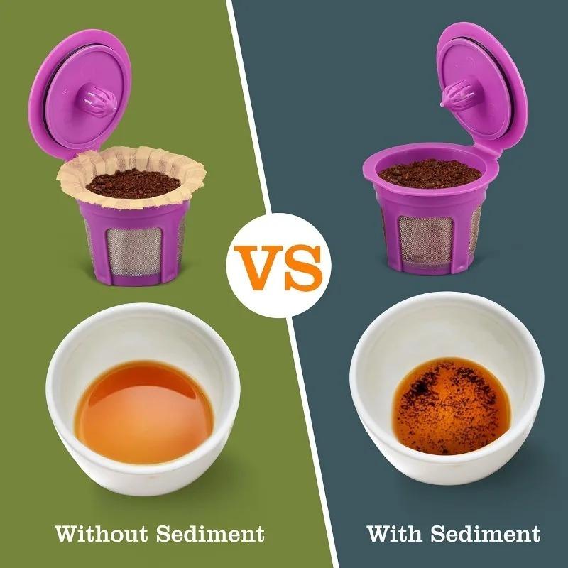 Natural Disposable Coffee Paper Filters Compatible with Keurig Single Cup K-CUP,Coffer Filters ,Reusable K-CUP Filters