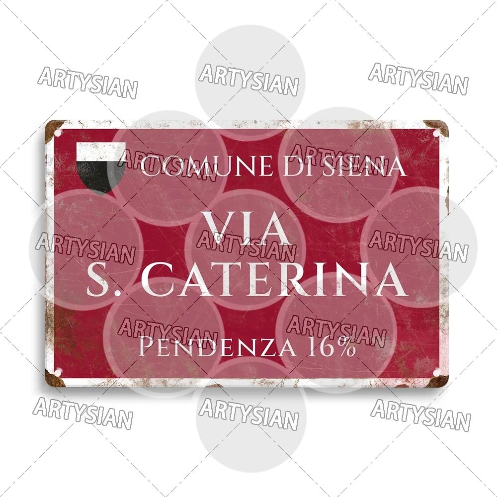 Artysian Tour de France Cycling Race Cycling Landmark Metal Plaque Road Signs Austria Italy Alpe d Huez Alto de L Angliru Poggio