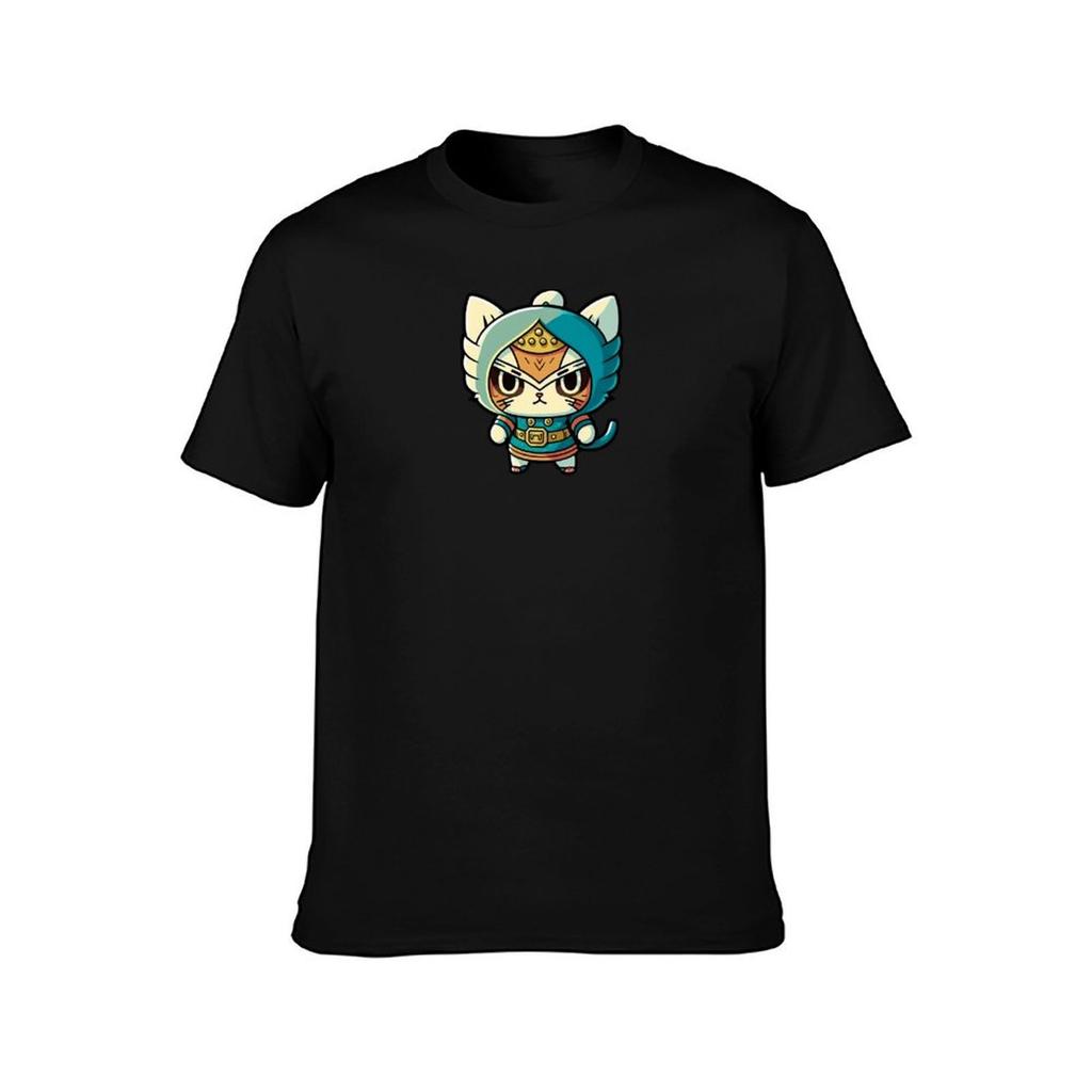 Lucha Libre Cats Mexican Wrestling Anime Cats Kawaii Cats Chibi Lucha Libre 63 La Manta TShirt