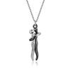 Punk Lovers Hug Necklace Hip Hop Wedding Chain Necklaces Couple Hugging Pendant  Valentine's Day