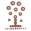 Saxophone Leathers Pads Button Leathers Pads Replacement Sax Leathers Cushion